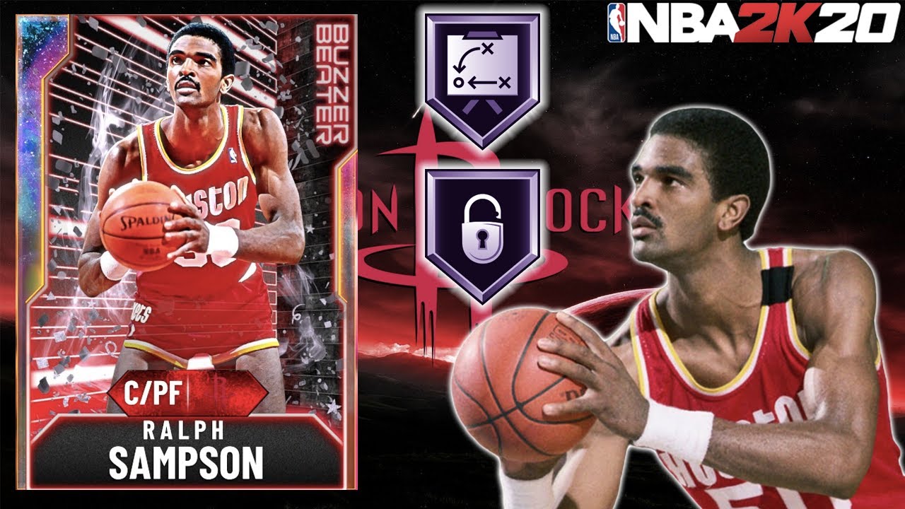 GALAXY OPAL BUZZER BEATER RALPH SAMPSON GAMEPLAY! IS HE WORTH PICKING UP IN NBA 2K20 MYTEAM?