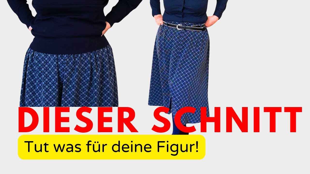Rock Tutorial - simpler Schnitt, schnell genäht