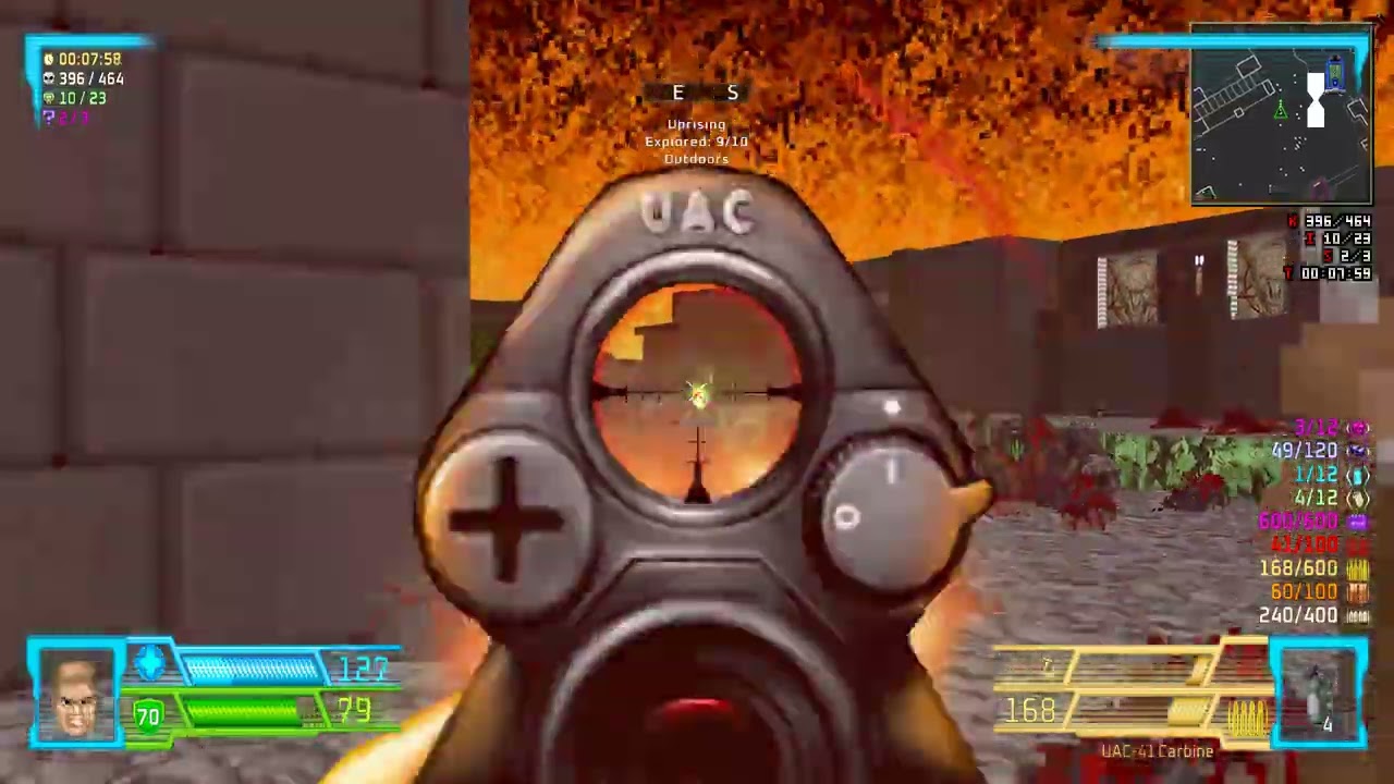 Doom II: Slaughterfest 3 - MAP22: Uprising