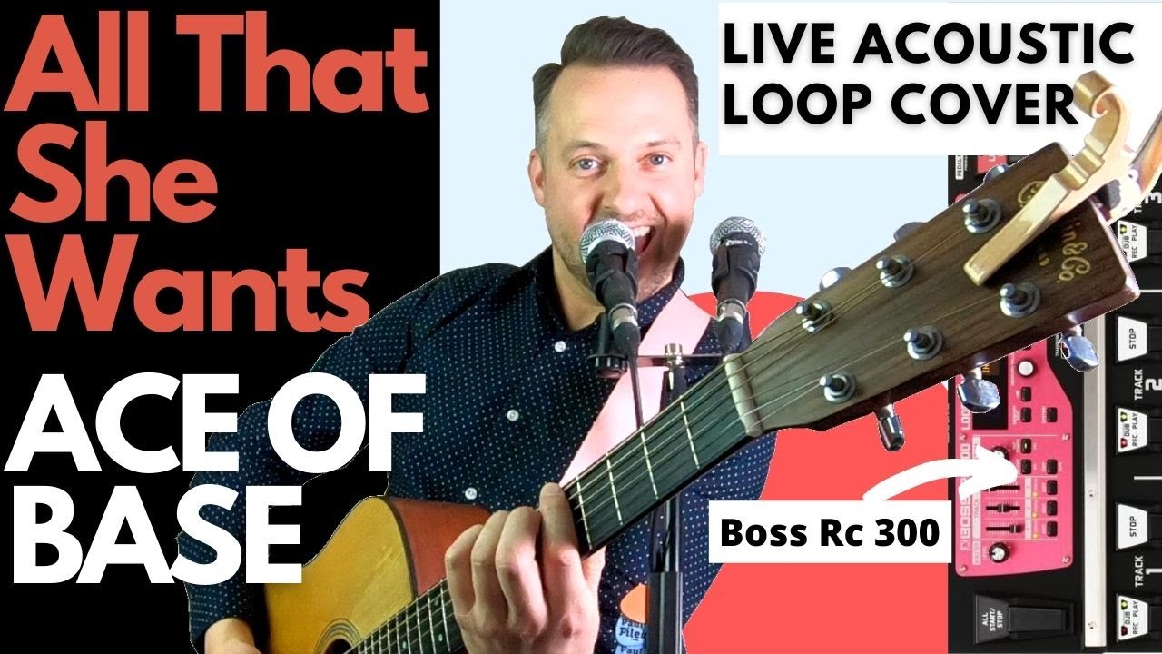 All that she wants 🔹 Ace of Base 🔸 (Acoustic Loop Cover)[Boss RC300]