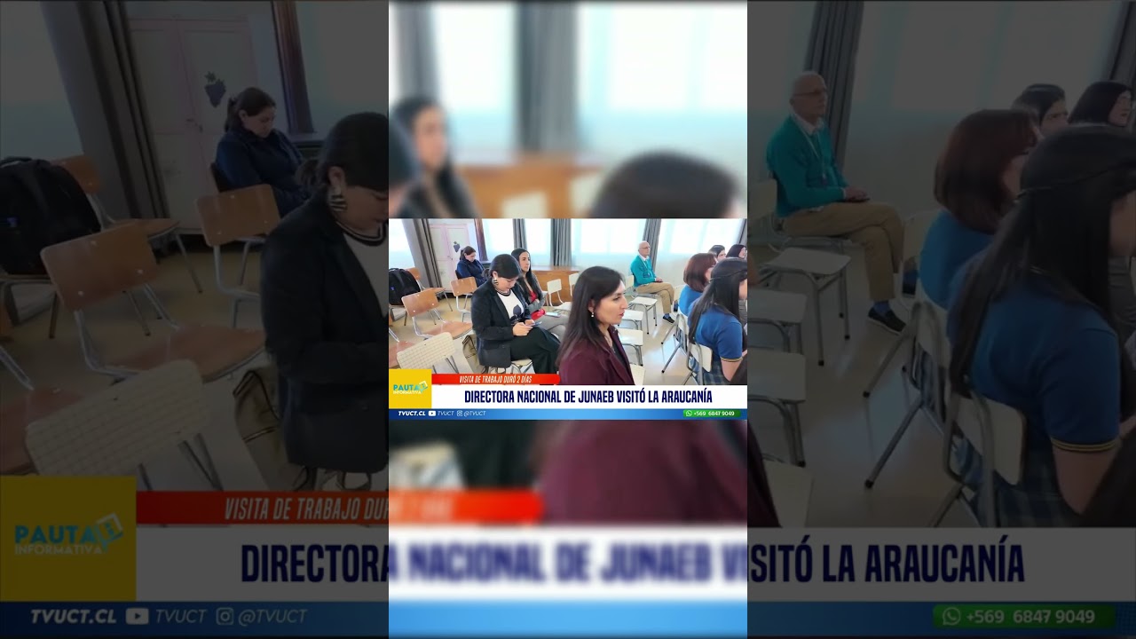 Directora de Junaeb visita La Araucan&iacute;a #pautainformativa #tvuct