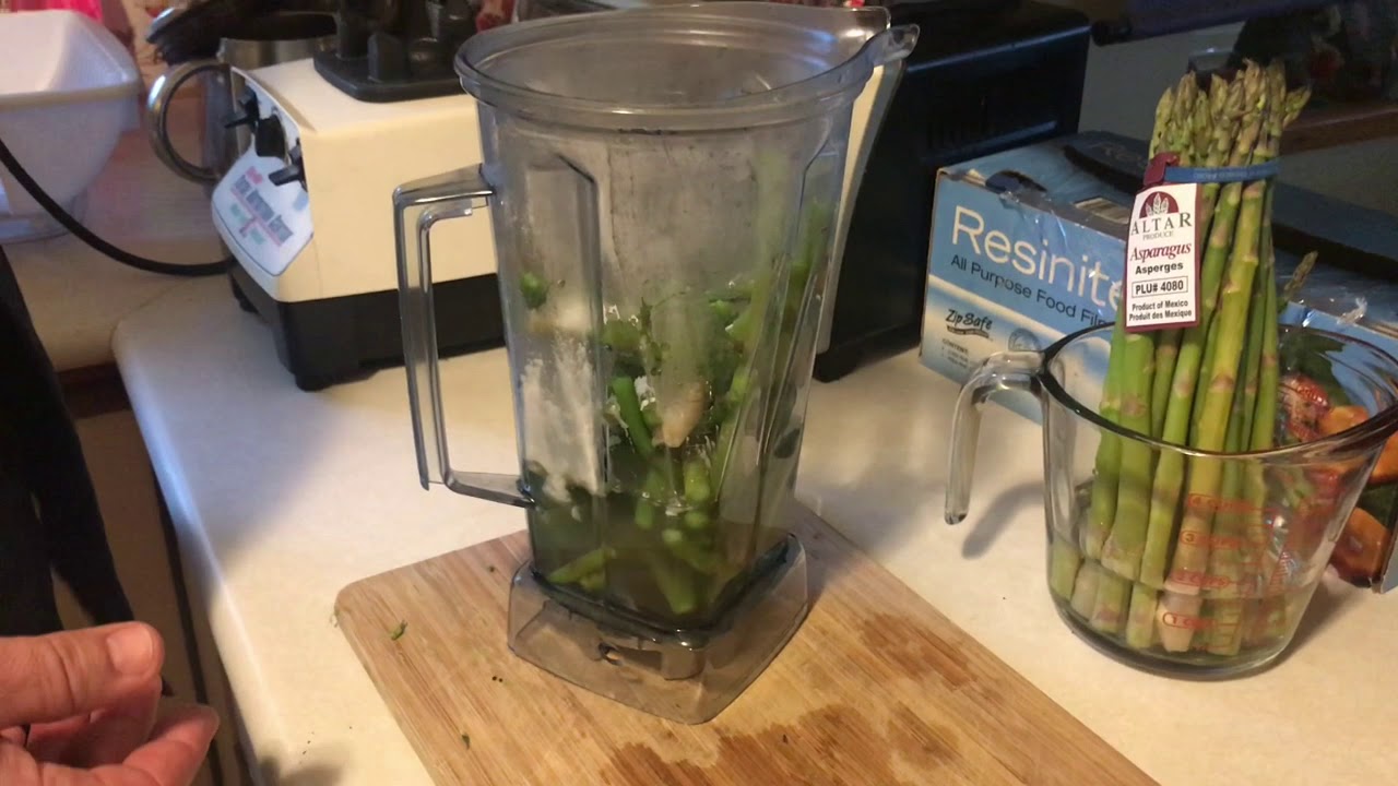 Cream of Asparagus Vitamix Soup