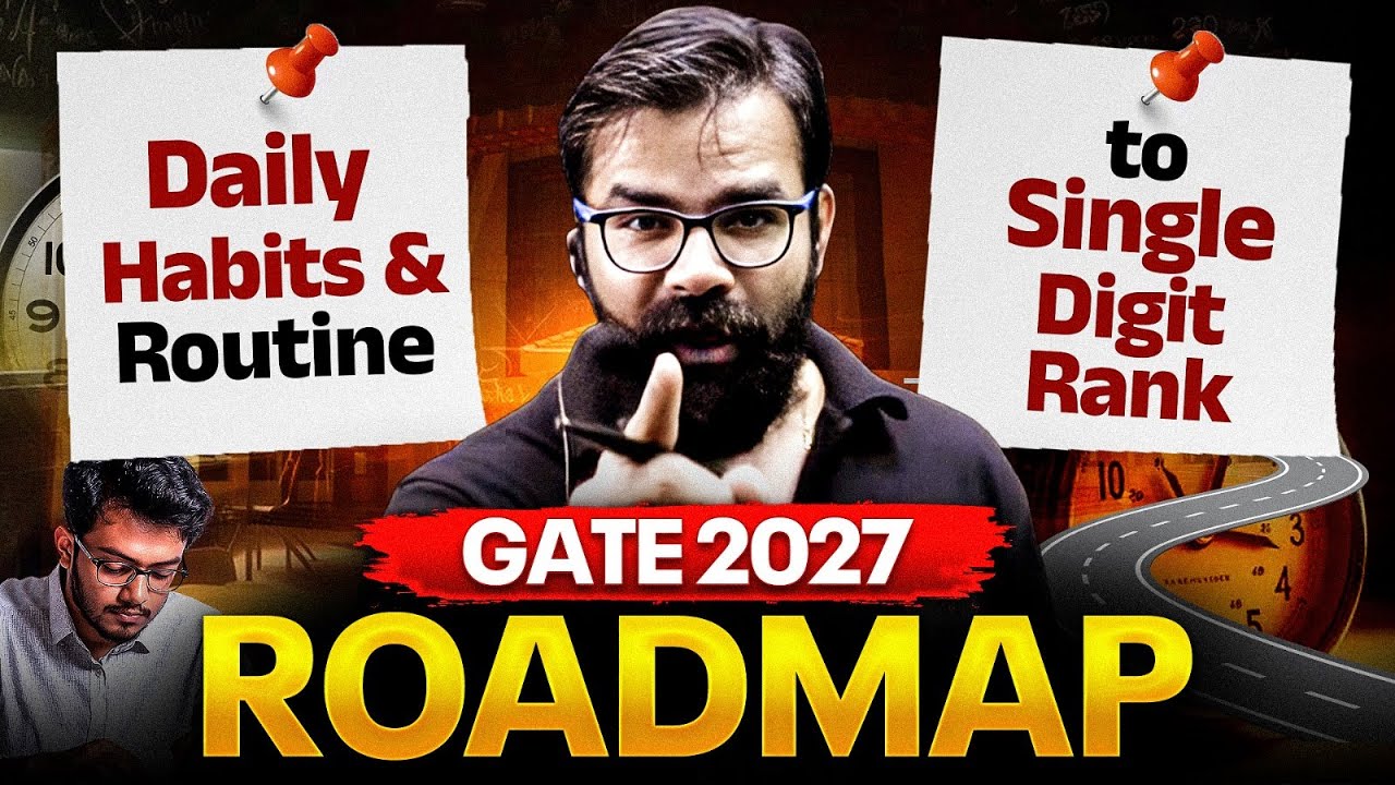 How To Get Single Digit Rank in GATE 2027? ✅ Full Strategy & Daily Schedule