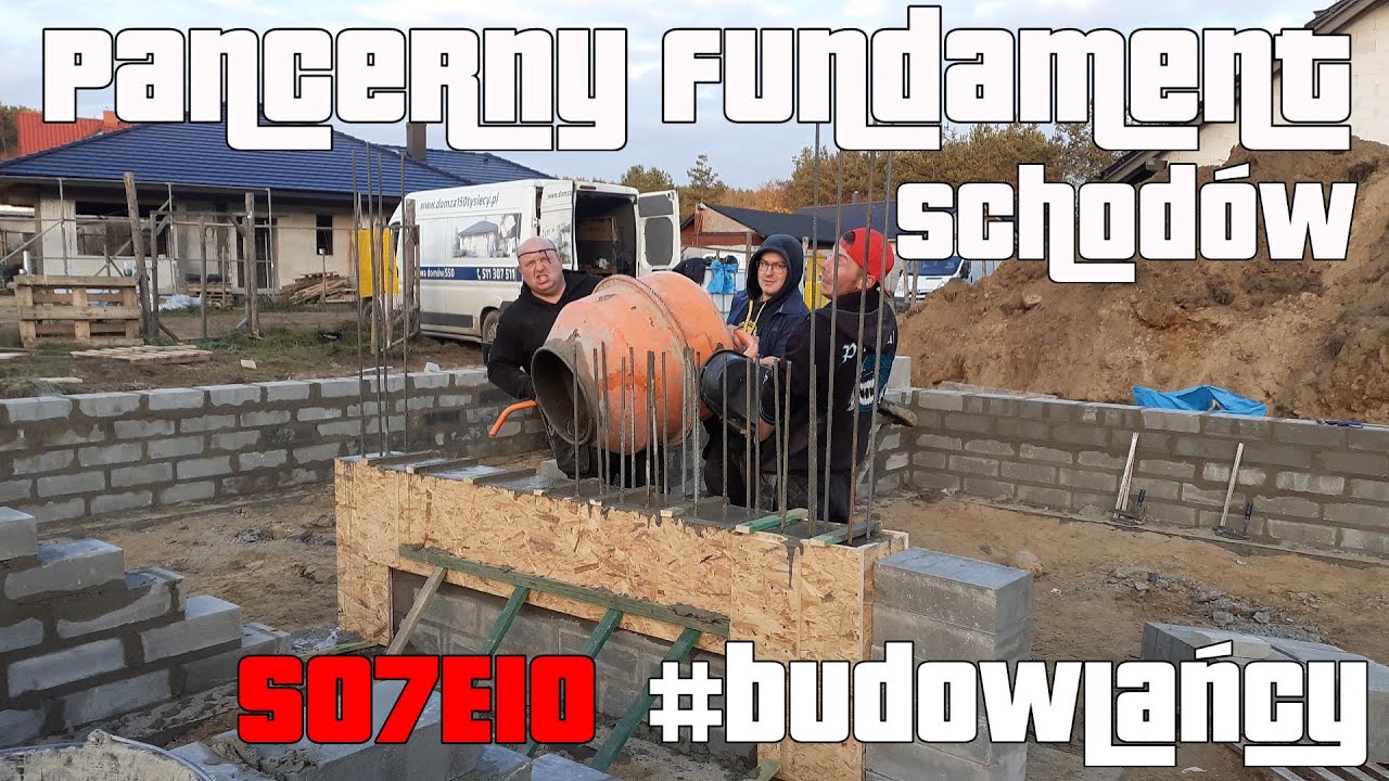 S07E10 | Pancerny fundament schodów | Odcięty przeciwwilgociowo | #budowlańcy #serialcodzienny