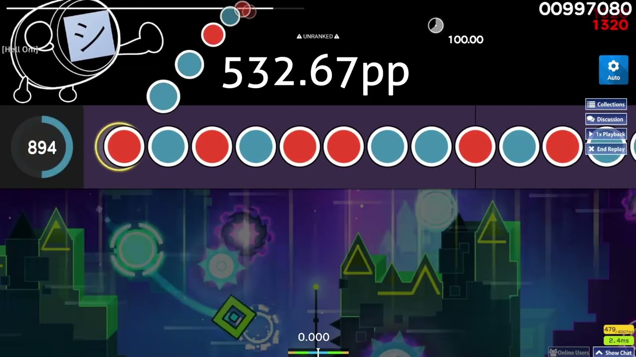 (osu!taiko) animation warrior theme (Orbit song)