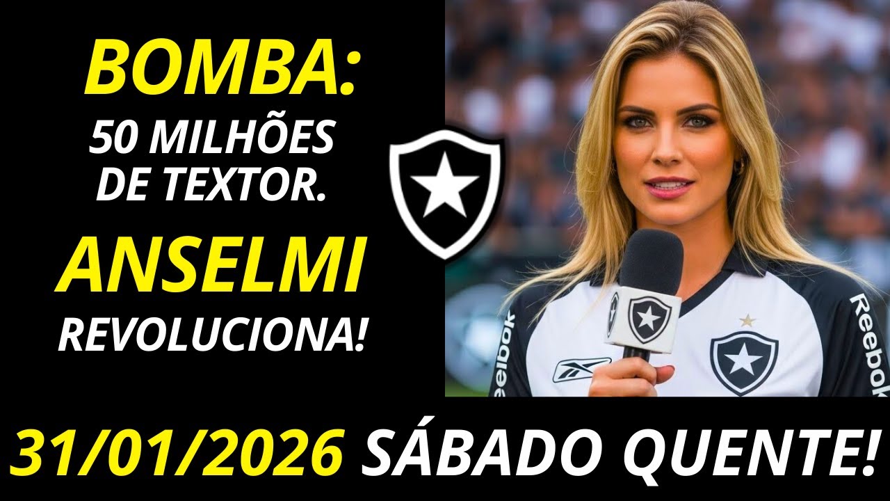 🔥Urgente: Textor Vai a S.P e Botafogo Pode Receber 50 Milhões! Entenda a Auditoria