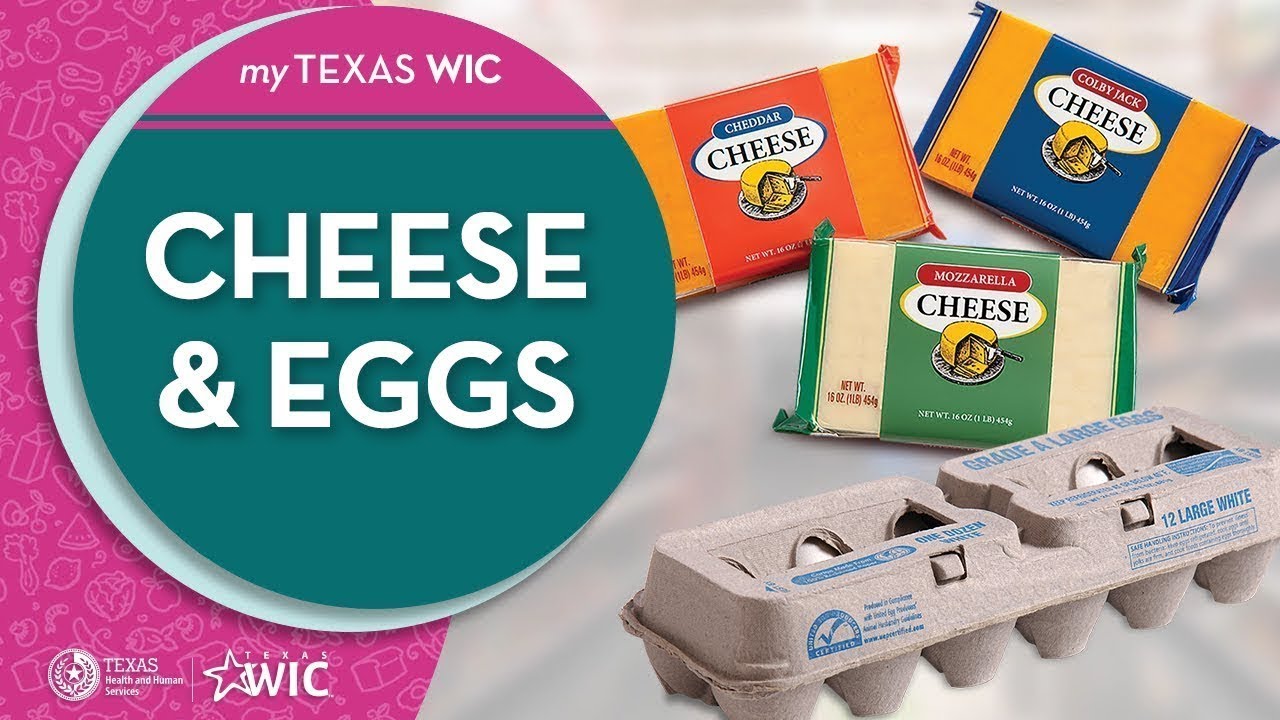 Покупки с Texas WIC: сыр и яйца | TexasWIC.org