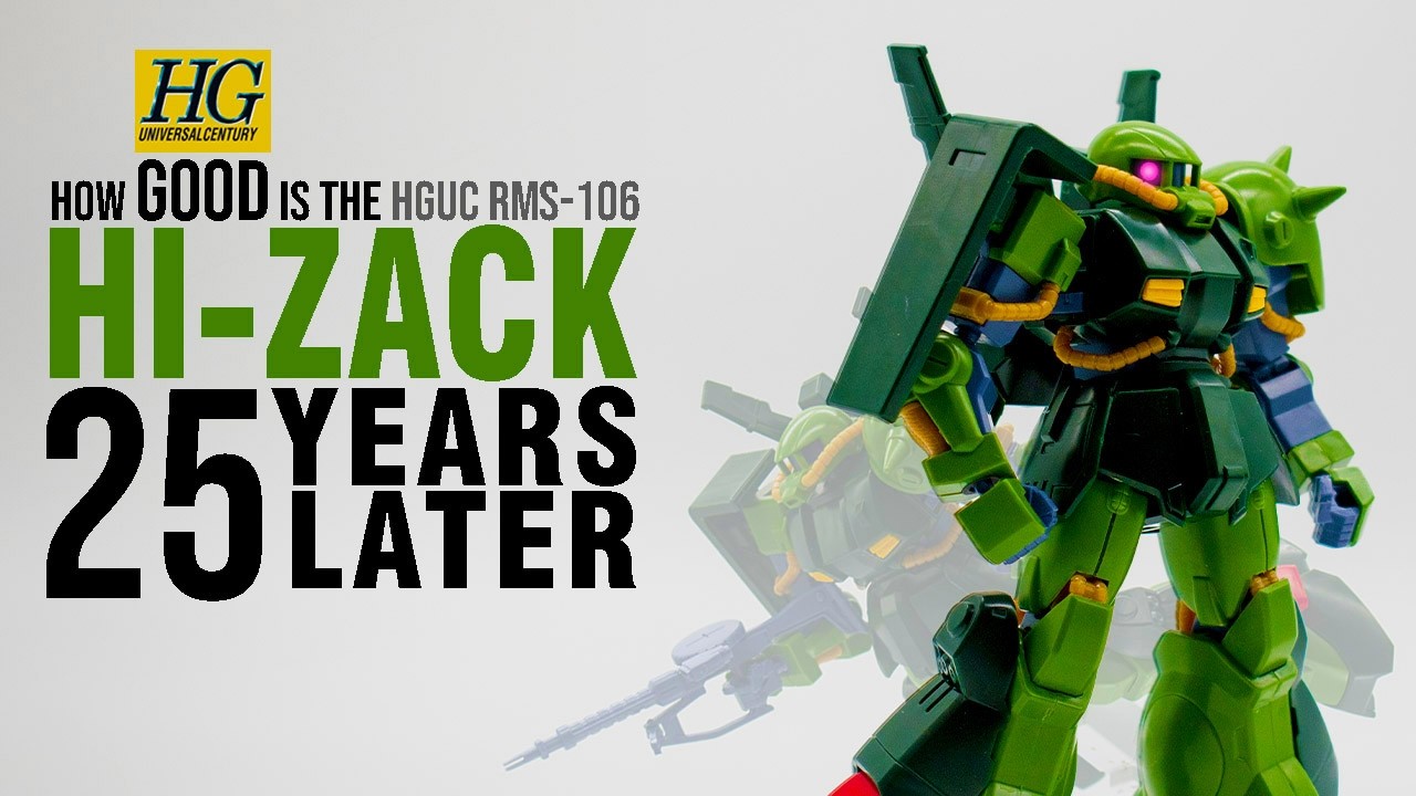 Можно ли считать локомотив HGUC RMS-106 Hizack по-прежнему хорошим после 25 лет эксплуатации?