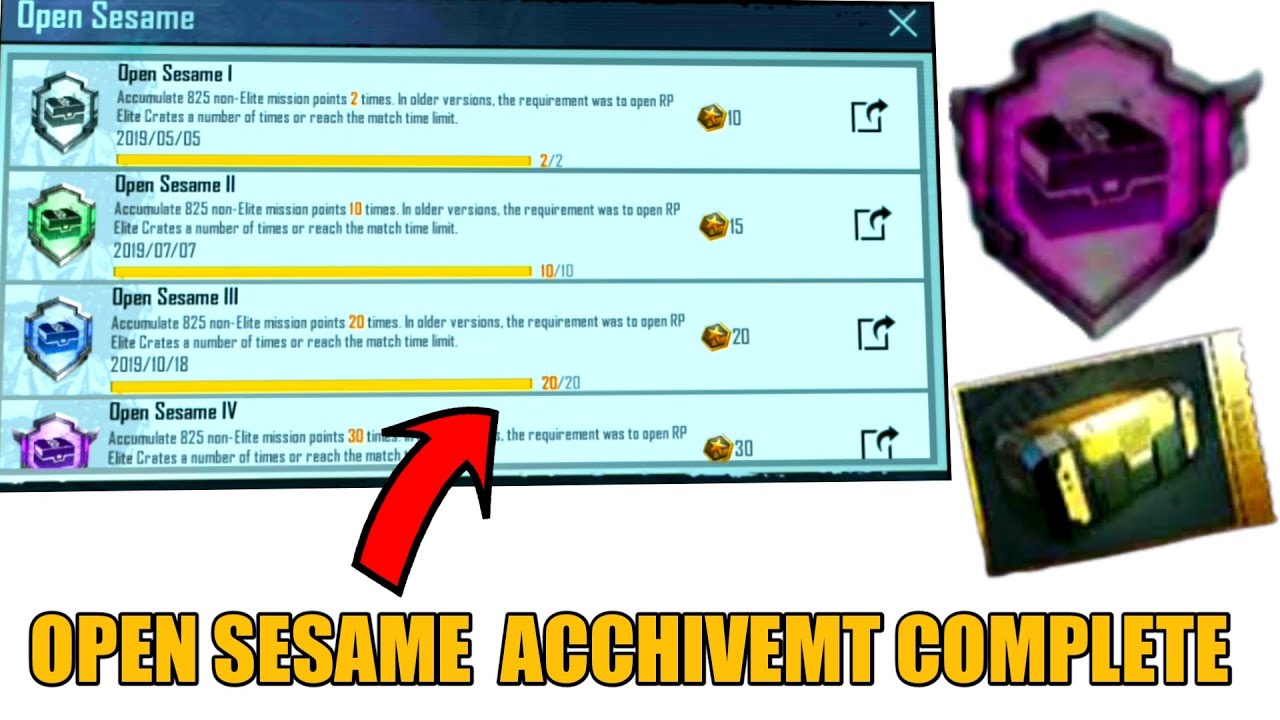 Open Sesame Achivement Complete Easy Tricks To Complete