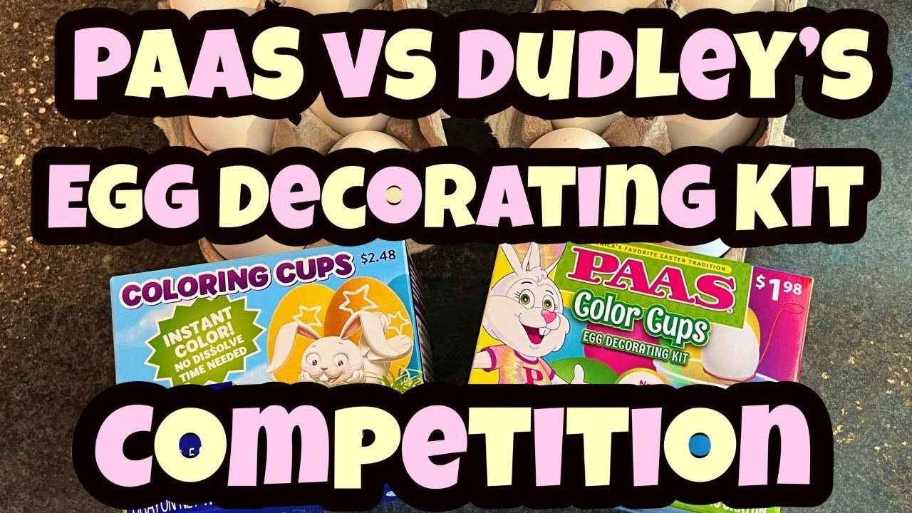 PAAS vs Dudley&rsquo;s | Classic Egg Decorating Kit Competition | 2023