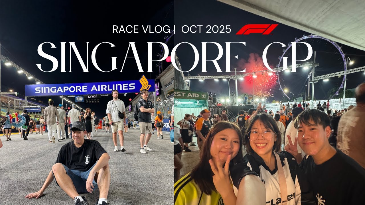 พาไปดู F1 ที่สิงค์โปร์ เจอนักขับ ได้ลงไปเดินในสนาม คุ้มอ่ะ 🇸🇬 | Singapore GP 2025 Race Vlog