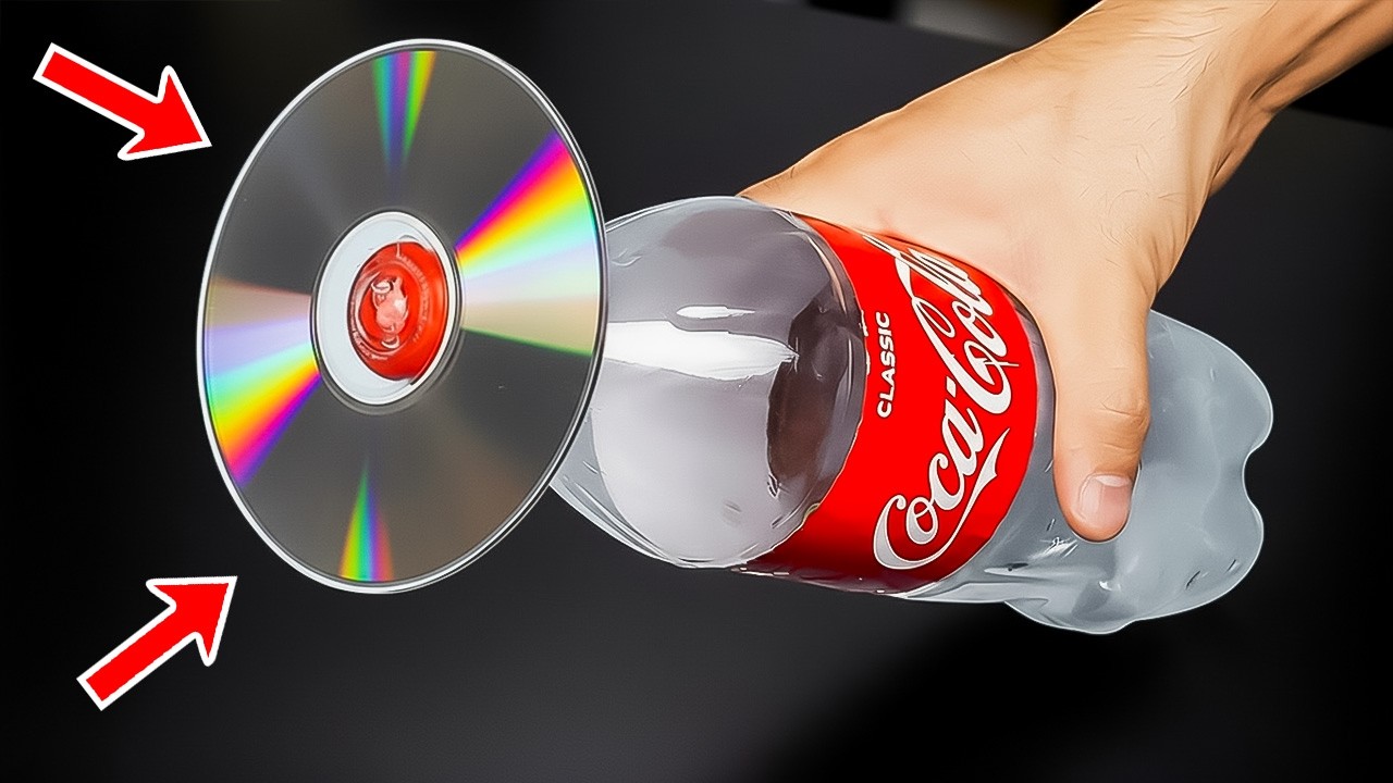 Attach Old CDs to a Plastic Bottle! Genius Invention Shocked the World! | Creation Invention