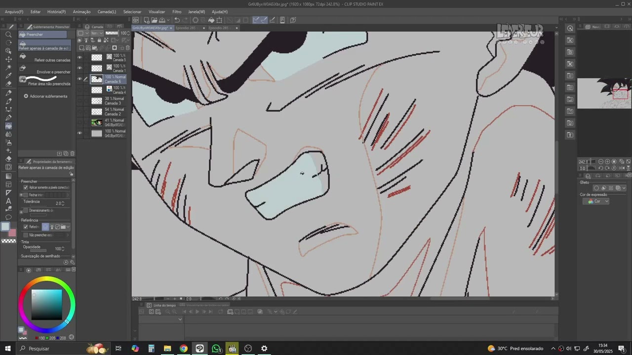 speed redraw goku and gohan
