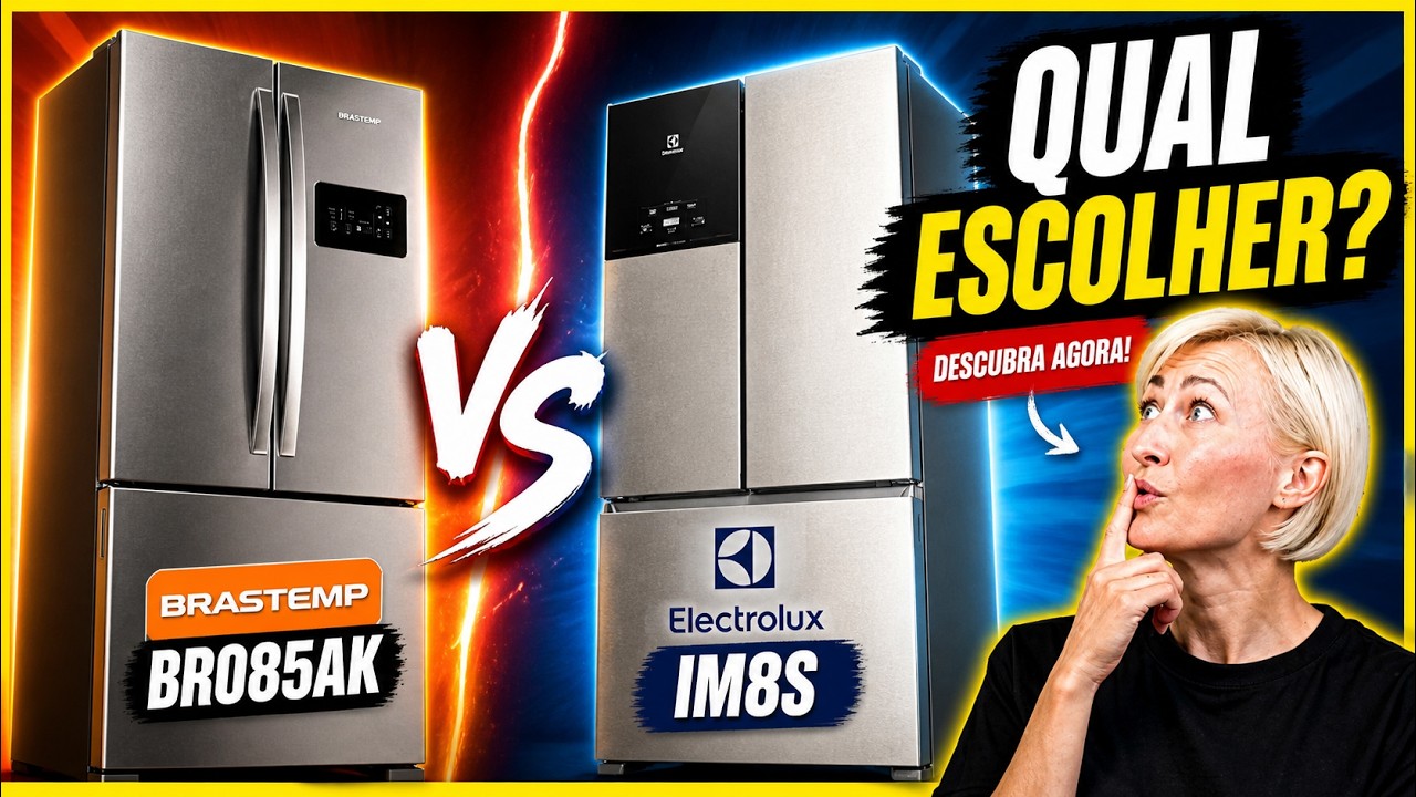 [QUAL ESCOLHER] BRASTEMP FRENCH DOOR 554L BRO85AK/ELECTROLUX  INVERTER MULTIDOOR EFFICIENT 590L IM8
