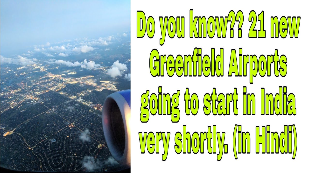 New Greenfield Airports in India. #domestictravel #greenfield #airport