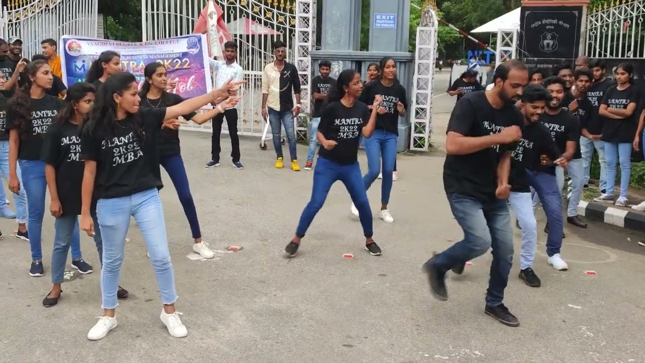 Vaagdevi (MBA) MANTRA-2k22 Flash mob 1