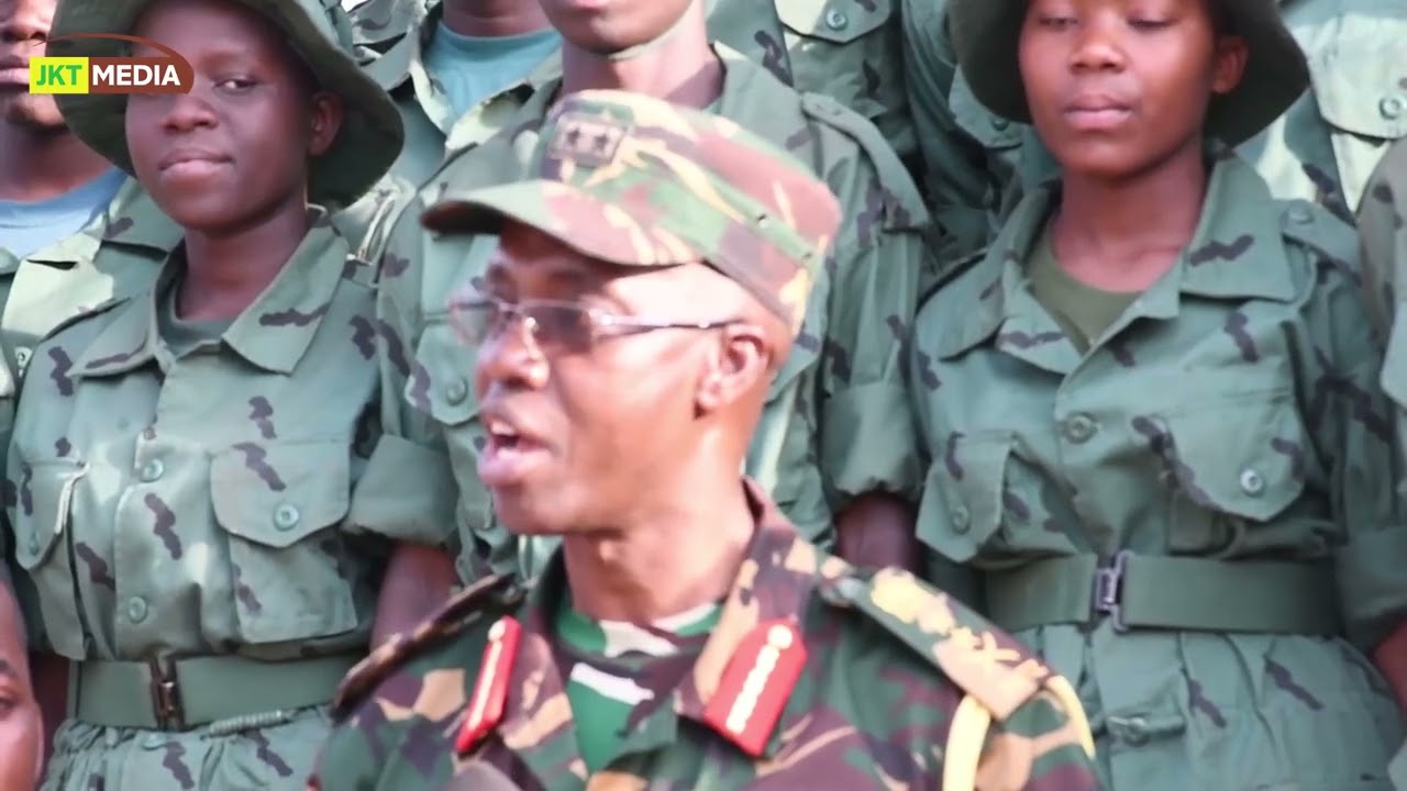 Ziara ya Mkuu wa JKT Meja Jenerali Rajabu Mabele kikosi cha  Msange JKT mkoani Tabora