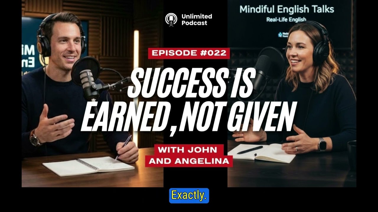 Success Is Earned, Not Given | Grow Your English | Grow Your Mind | Mindful English Talks
