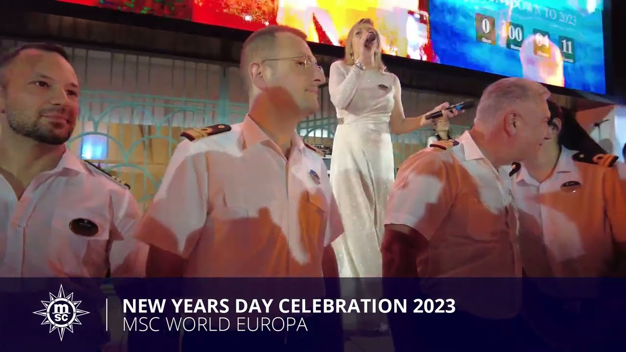 NEW YEAR Celebration 2023 #MSCWorldEuropa
