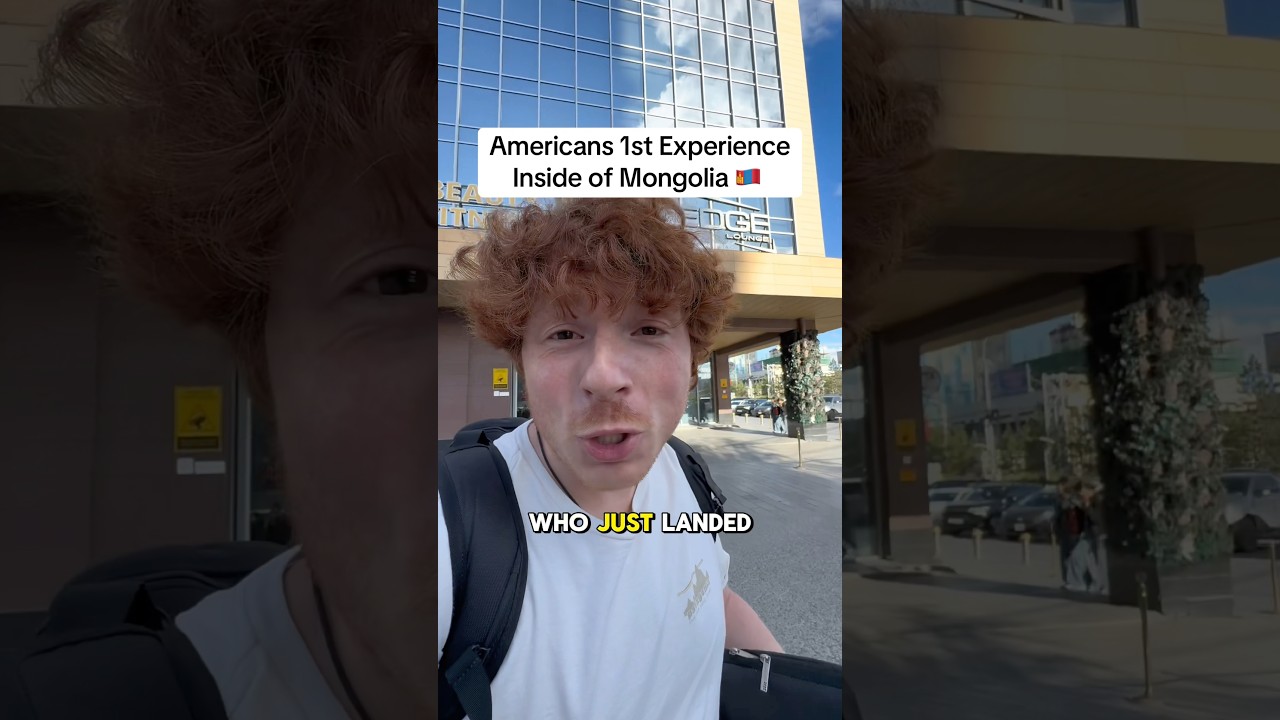 Американский путешественник ошеломлен первыми мгновениями в Монголии 😳🇲🇳