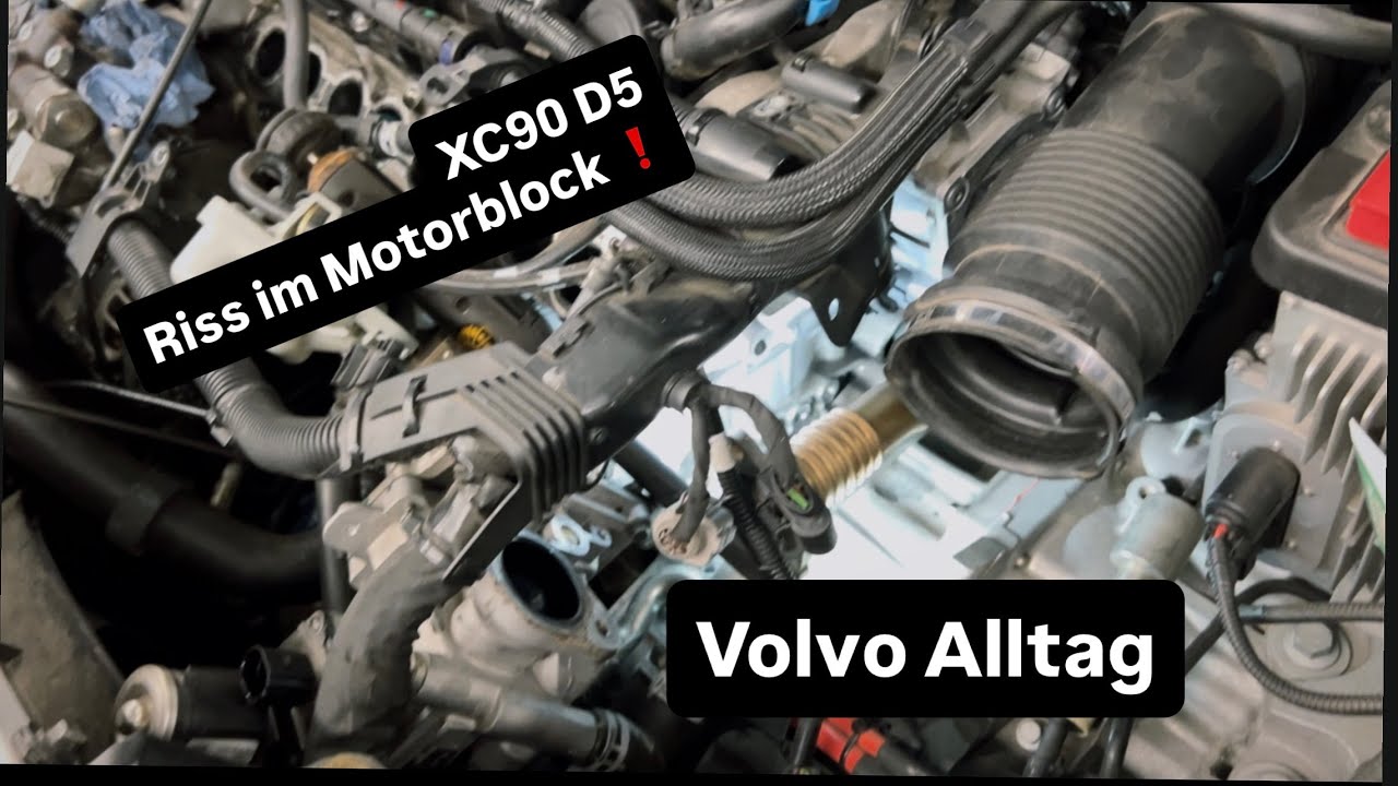 Volvo V60 B4 B5 Zahnriemen | XC90 Motorblock Riss Motorschaden | Motorlager wechseln | KENO