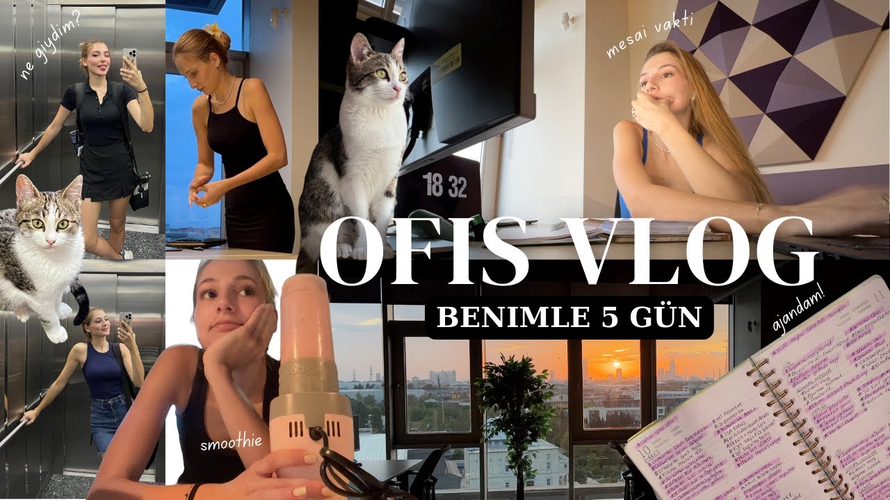 Yaz tatili bitişi ofise dönüş🫡 BENİMLE 5 GÜN 👩🏼‍💻 - Vlog 12