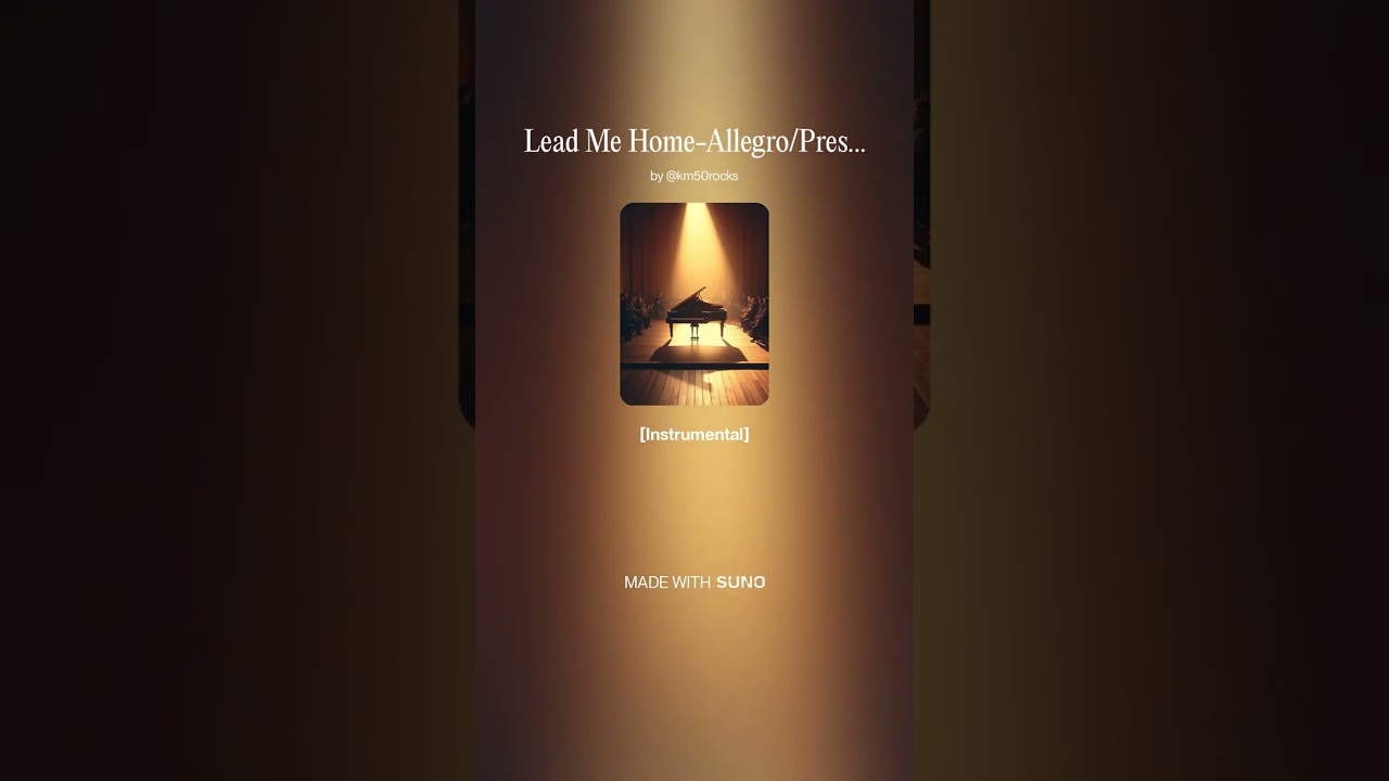 Lead Me Home-4th movement by Kelly Martin Variation on my F mixo Blues song 'Lead Me Home'