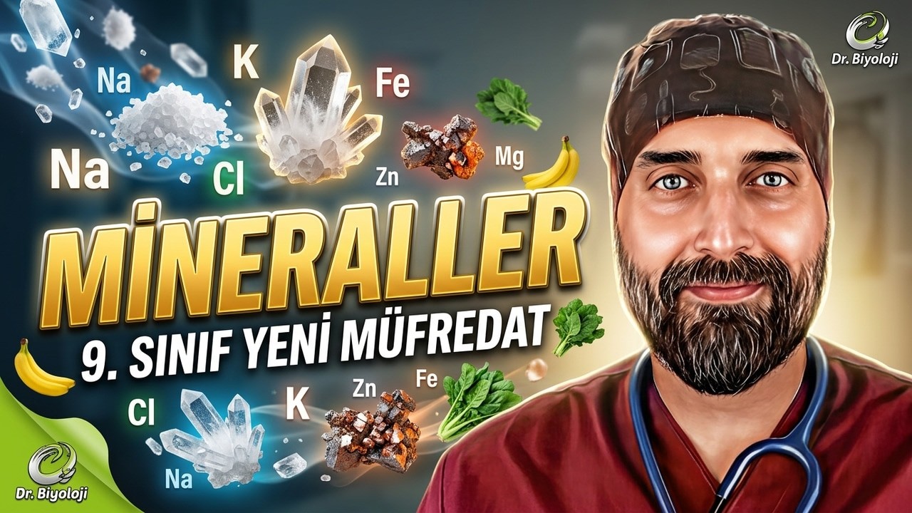 20. Ders: Mineraller | Dr. Biyoloji 9. Sınıf Yeni M&uuml;fredat
