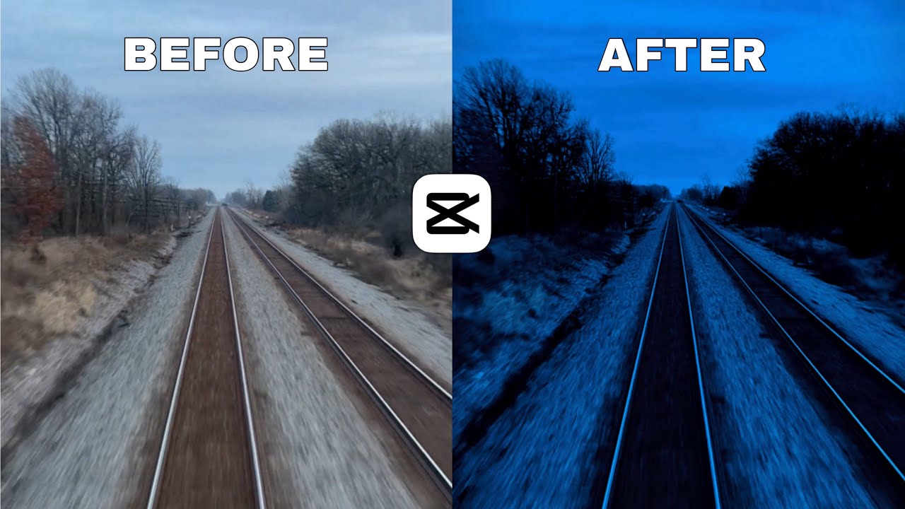 Cinematic Dark Blue Color Grading in CapCut | Moody Color Grading Tutorial | How to edit in CapCut