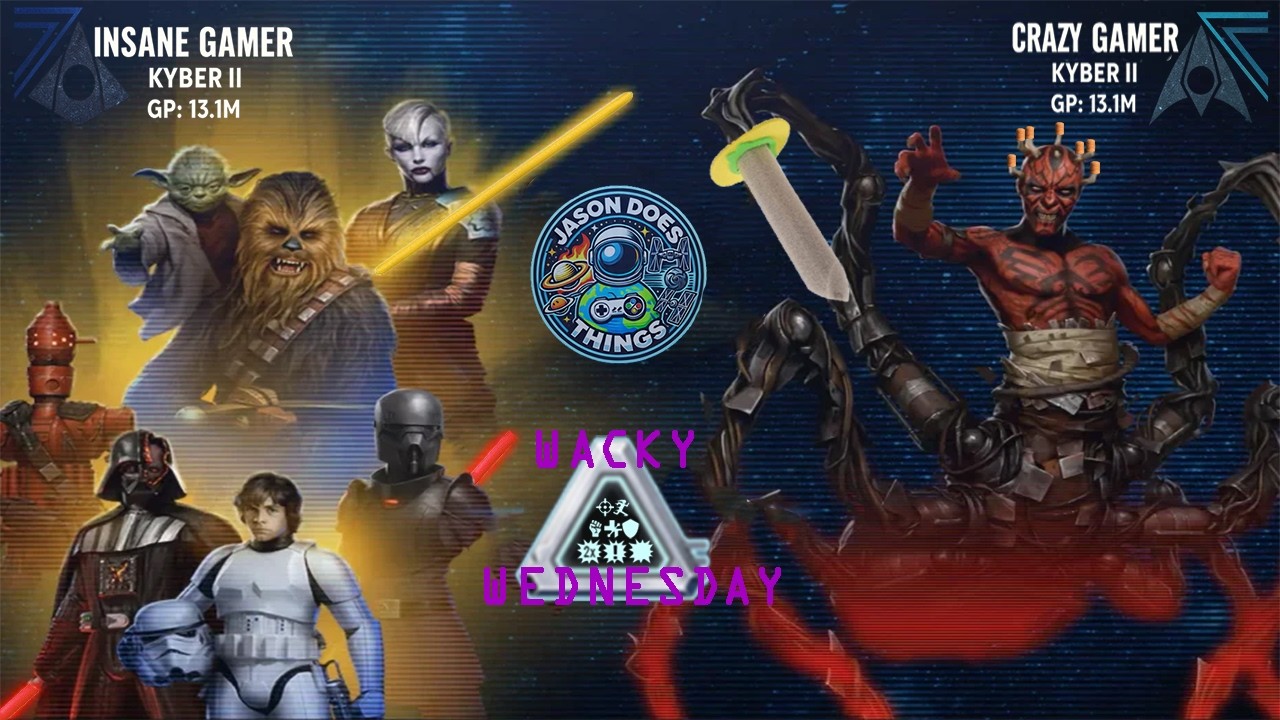 SWGoH Upkeep  Raids Insane & Crazy Gamer  Then STFC