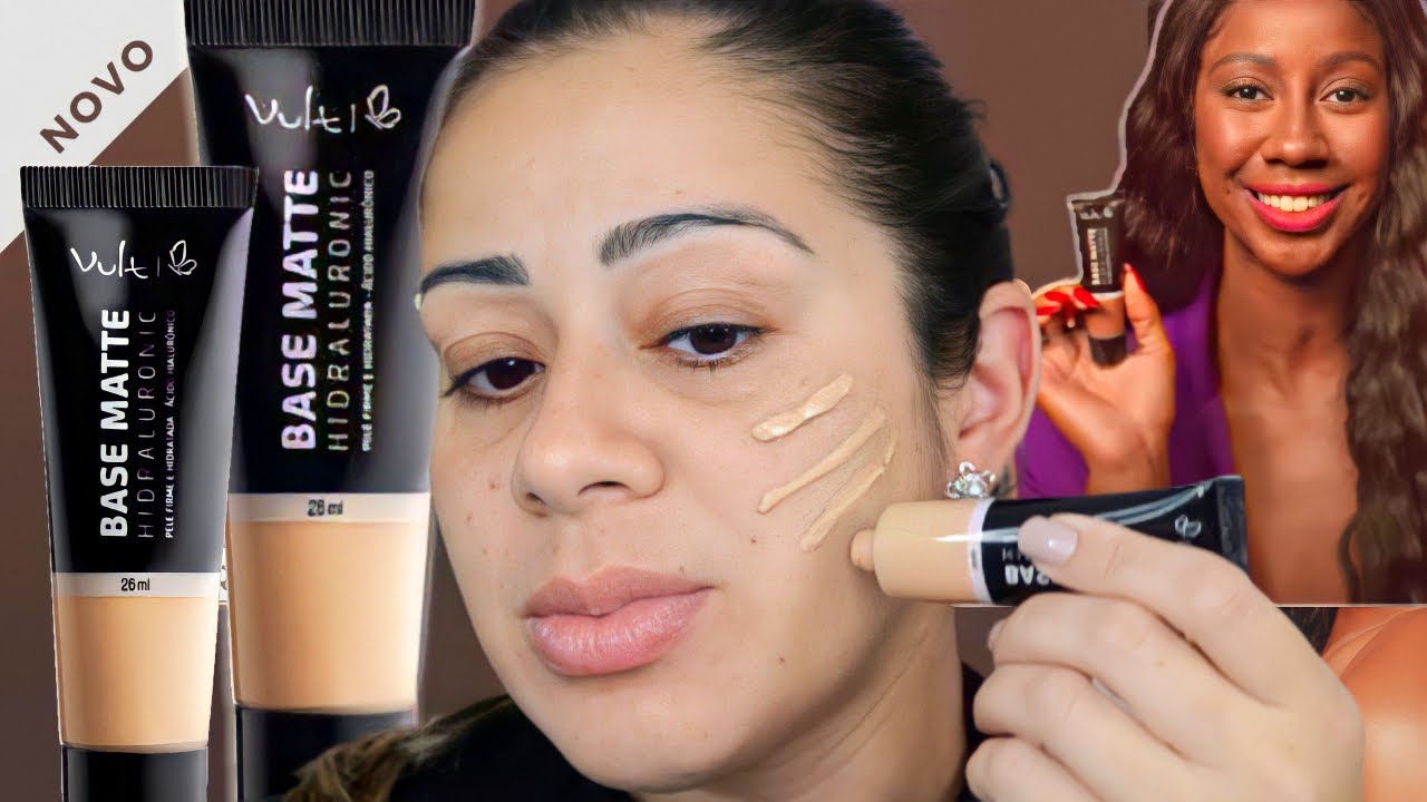 Testei BASE Novidade da VULT | MATTE HIDRALURONIC