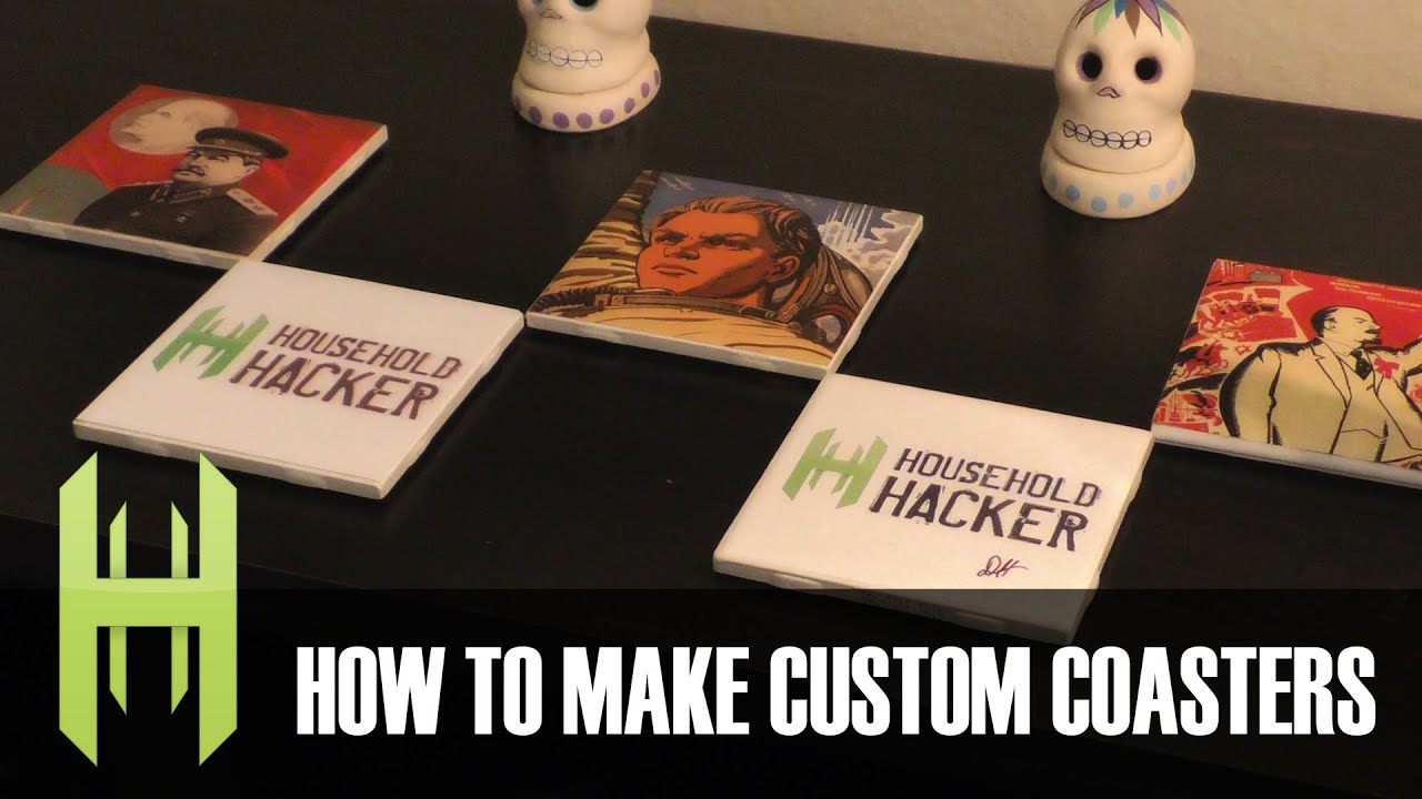 DIY Custom Drink Coasters!