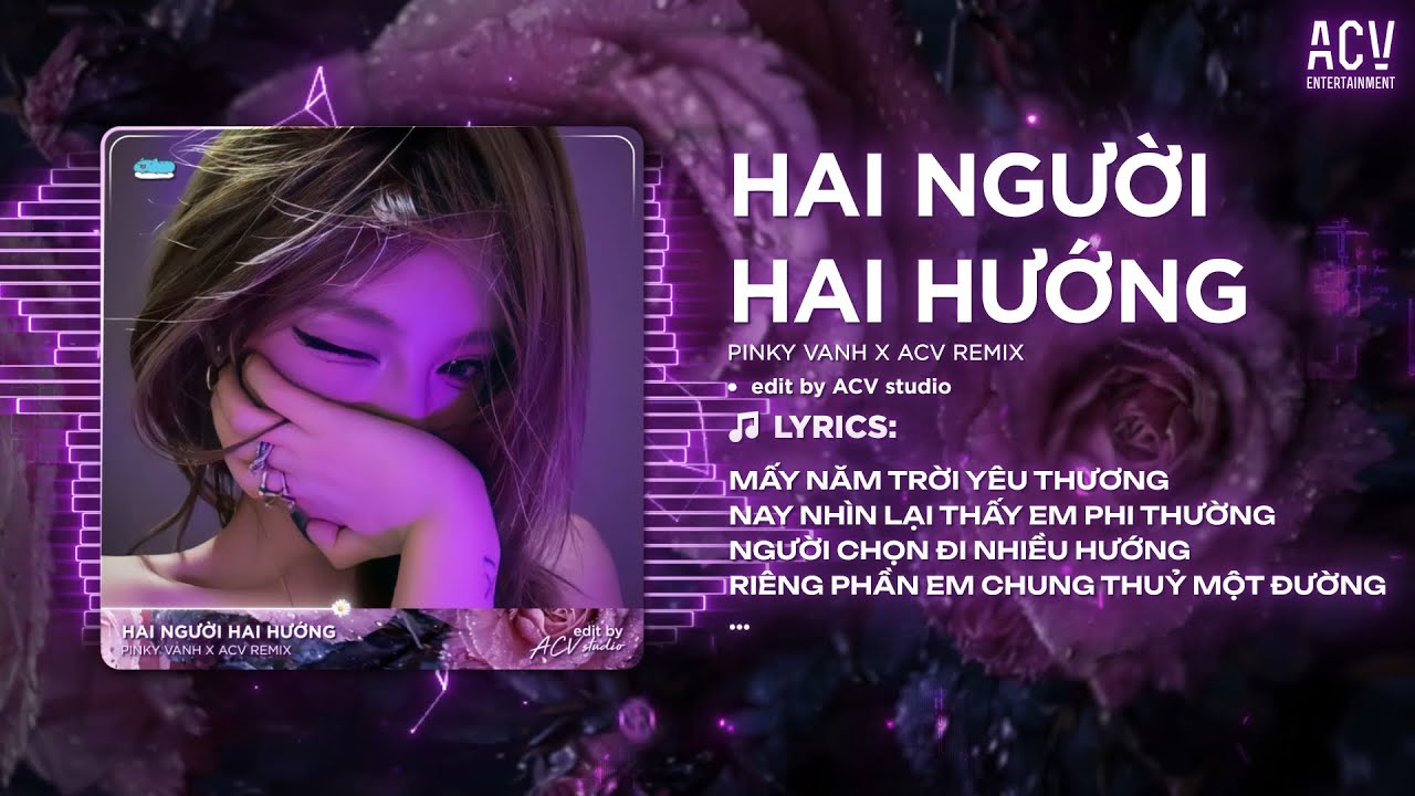 Hai Người Hai Hướng Remix (Ver Hot Tiktok) - Pinky Vanh | Mấy Năm Trời Yêu Thương 🎵