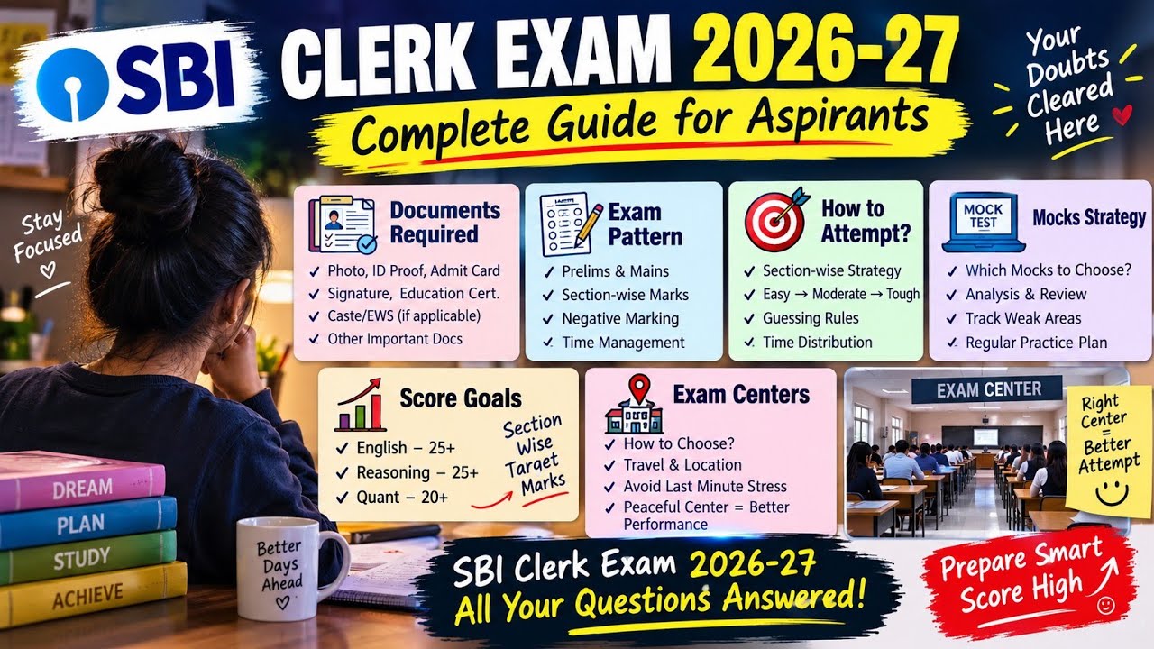 👉SBI Clerk 2026-27: What Nobody Tells You! 🔥