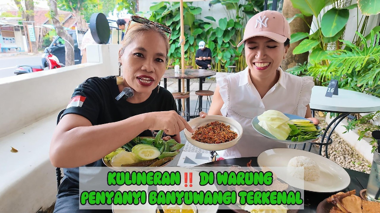 SUSAH DITEBAK‼️ AKHIRE KULINERAN DI WARUNG PENYANYI TERKENAL DI BANYUWANGI BARENG MBA BOROS KUI