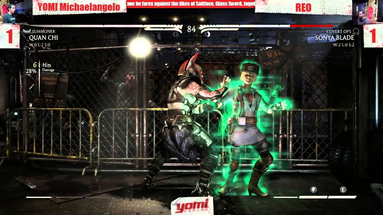 Yomi Gaming MKX Kombat Tuesday Week 7 Winner's Bracket YOMI Michaelangelo vs Reo