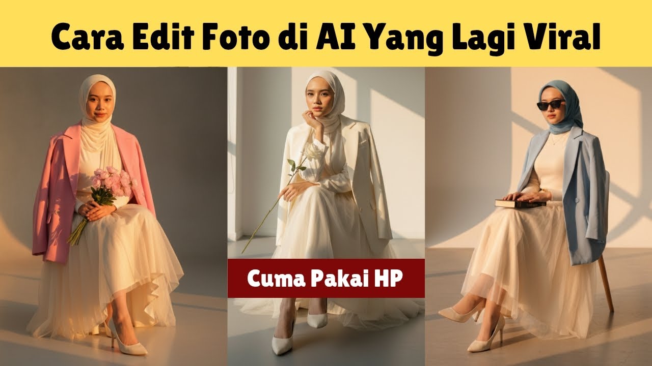 CARA EDIT FOTO DI GOOGLE GEMINI AI TERBARU YANG LAGI VIRAL DI TIKTOK GRATIS | Sedang duduk di kursi 