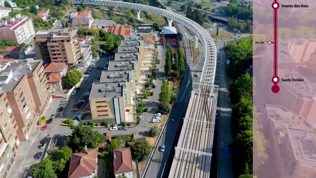 Metro do Porto | Linha Rubi - Percurso | Agosto 2025