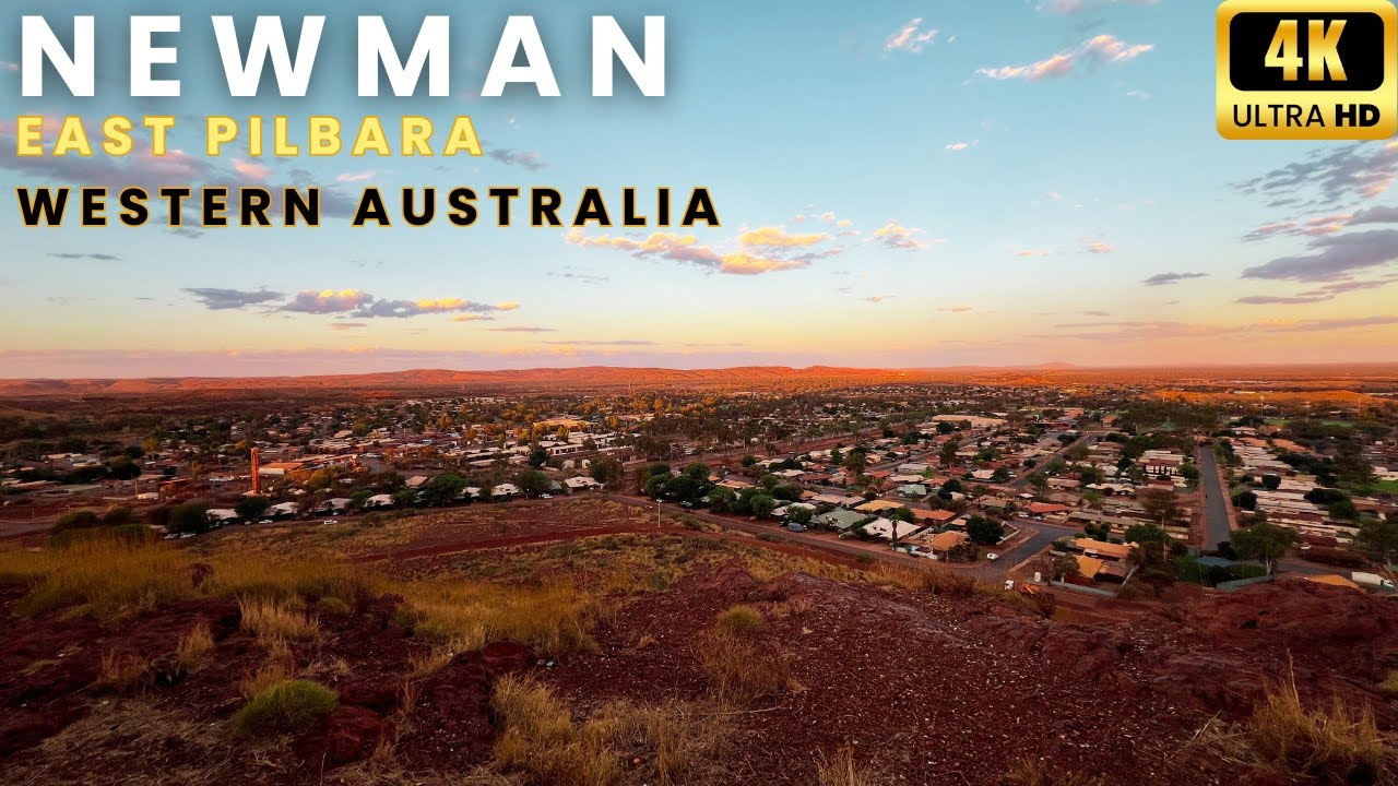 Newman | East Pilbara, Western Australia Walking Tour | 4K 60FPS