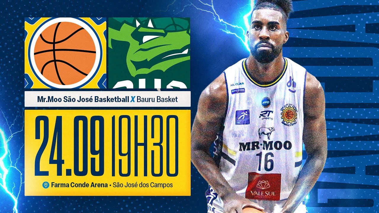 MR.MOO SÃO JOSE X BAURU BASKET - AO VIVO COM IMAGENS | CAMPEONATO PAULISTA 2025