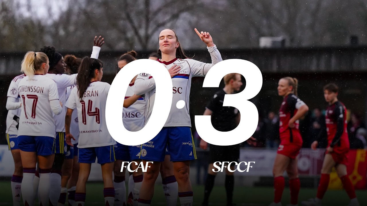FC Aarau Frauen 0-3 Servette FCCF | Le résumé de la victoire