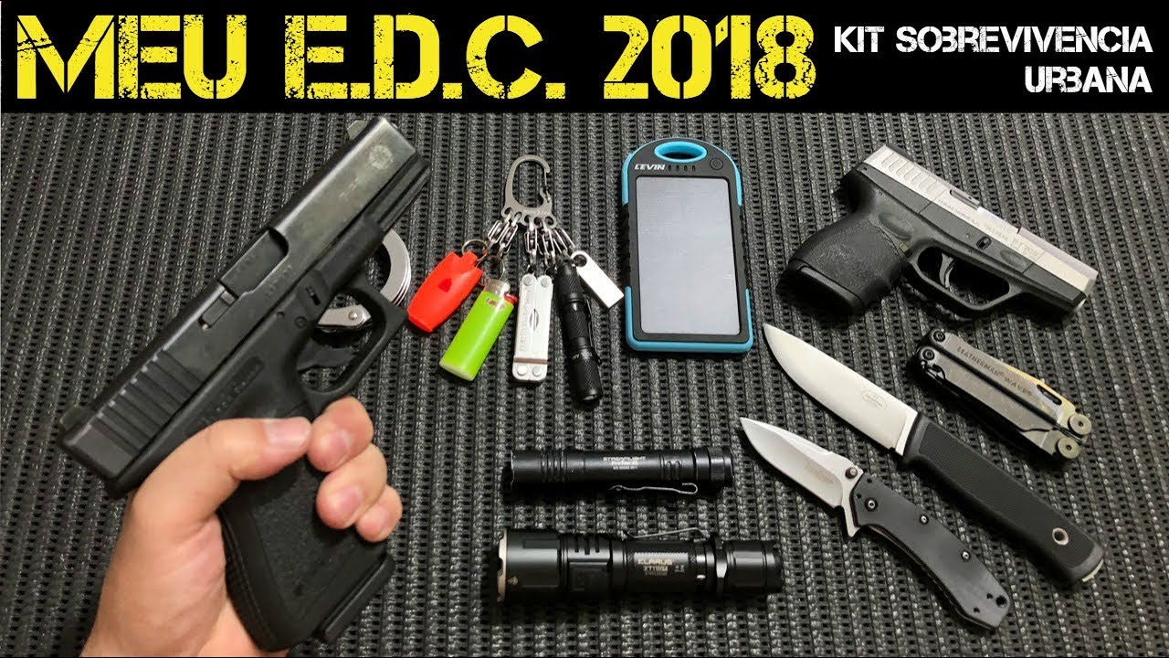 Meu EDC 2018 - Kit Sobrevivência Urbana de Policial