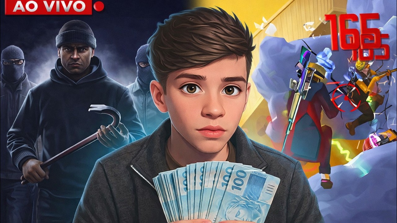 ESTAMOS ON! FREE FIRE E CRIME SIMULATOR MAIS TARDE!!!