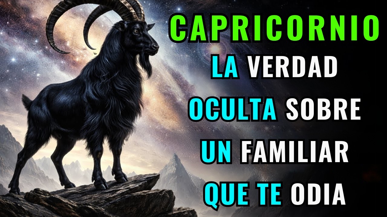 ♑✨ CAPRICORNIO – LA VERDAD OCULTA SOBRE UN FAMILIAR QUE TE ODIA