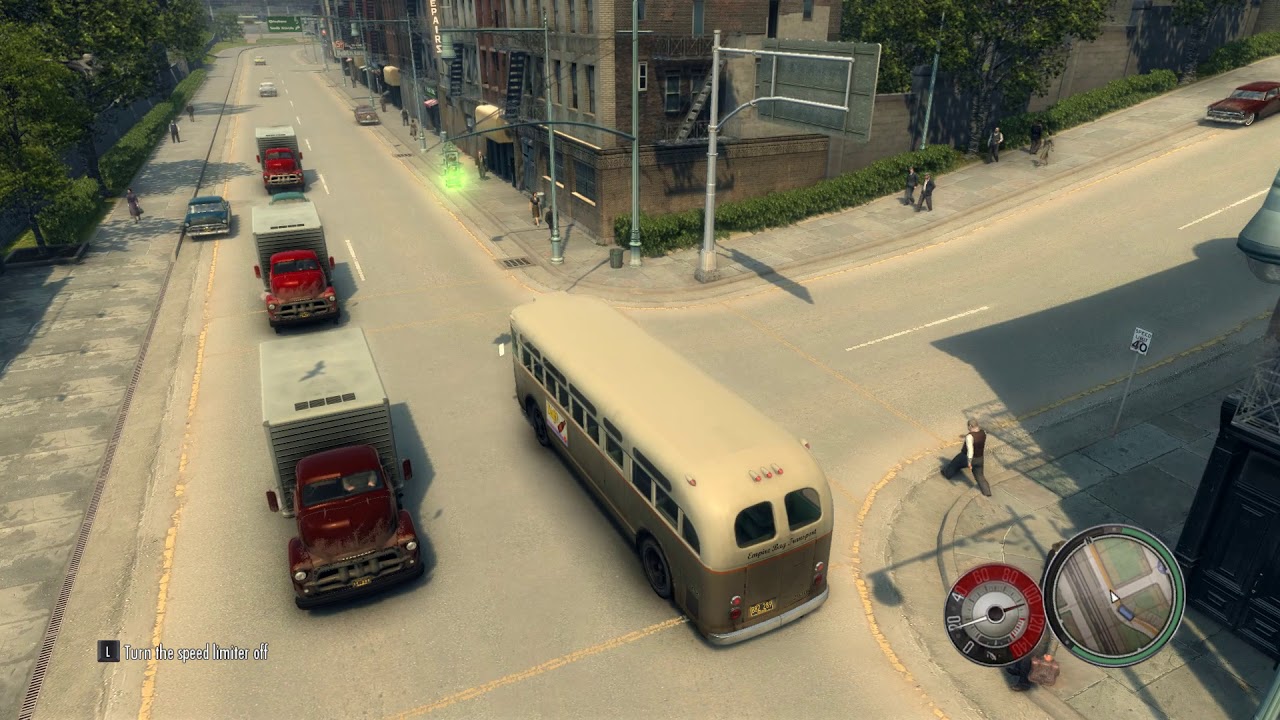 Mafia II bus driving
