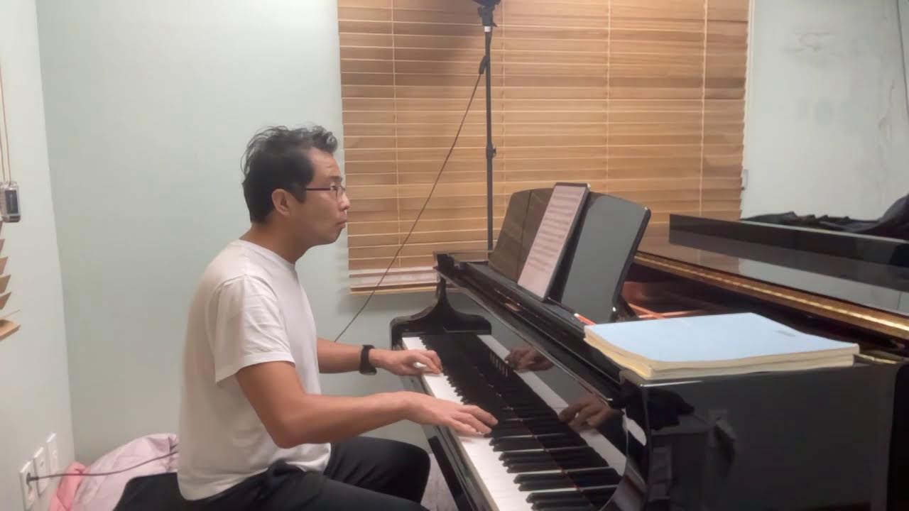 오밤 중에 바흐 치는 정비사 - bach Italian concerto sight reading