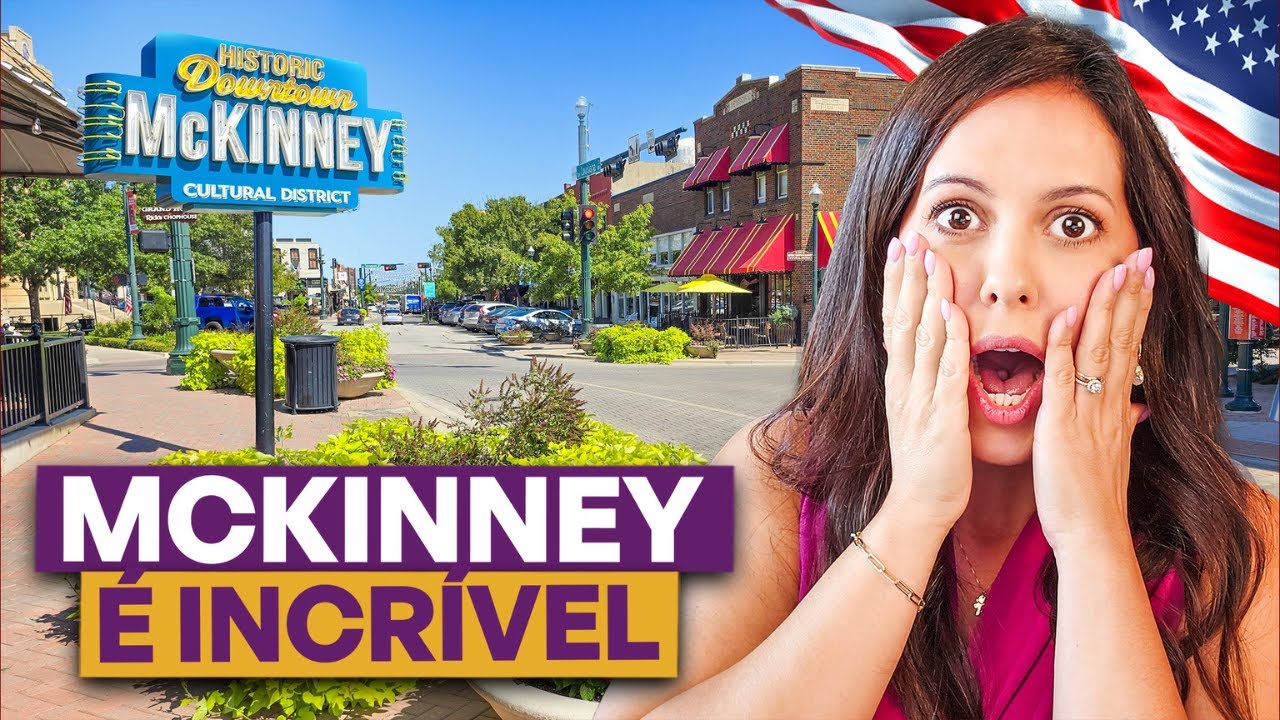 A FANTÁSTICA Cidade de MCKINNEY, TEXAS!! Drive and Tour