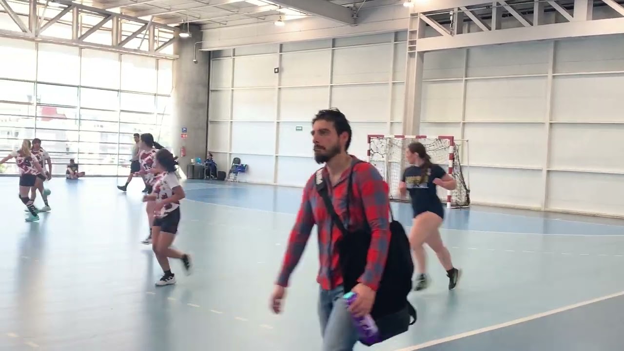 Handball femenil CDMX,  POLINENAS Vs UNAM 1ER Tiempo