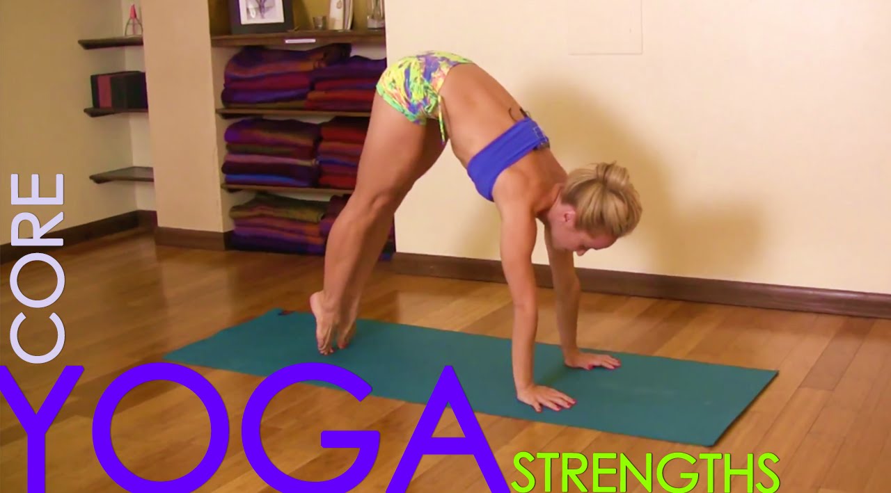 Core Strength Yoga: How to Float Forward and Land Softly into Uttanasana