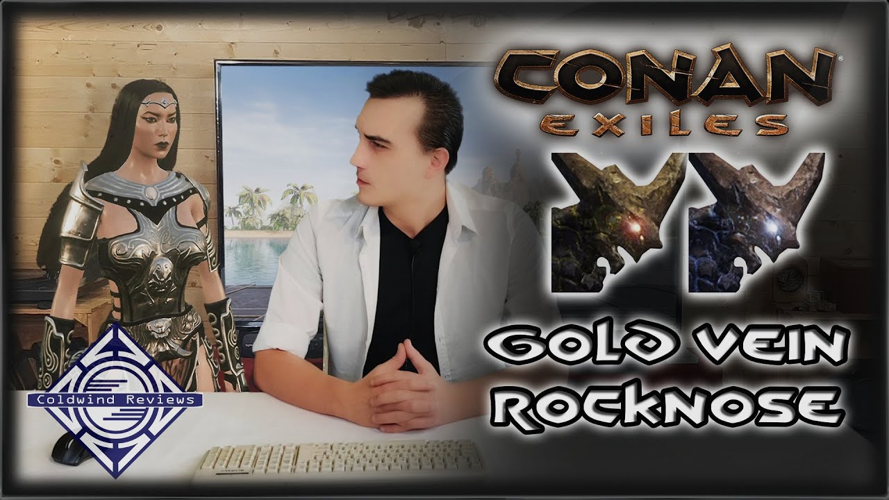 Conan Exiles 05:  How to get Gold vein & Silver vein Rocknoses